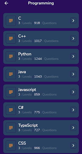 Trivia Quiz app AI knowledge